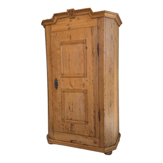 Tyrolean Baroque Biedermeier Farmhouse Cupboard Baroque Cupboard For Sale