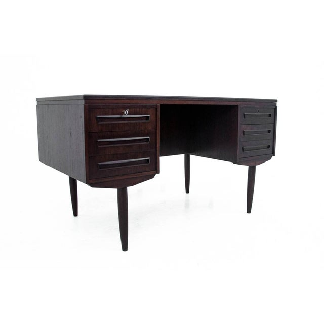 Mid-Century Modern Vintage Danish Teak Desk, 1960s For Sale - Image 3 of 14