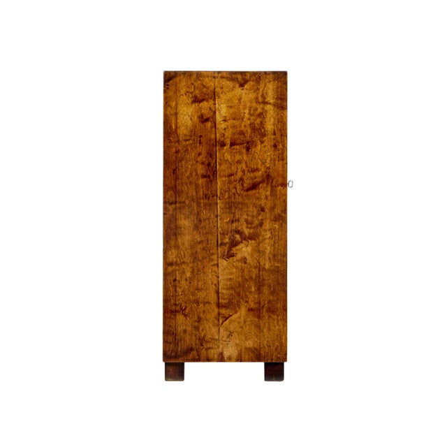Mid Century Swedish Birch And Elm Low Open Bookcase Circa 1950. We are pleased to offer this scandinavian open bookcase...