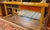 Vintage Large School or Lab Table , or Desk, With Painted Bright Yellow With Blue and Orange Drawers For Sale - Image 10 of 12
