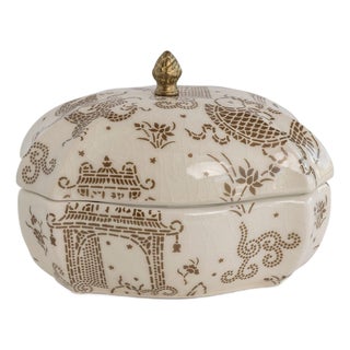 Winterthur for Port 68 Dragon Pagoda Mocha Box For Sale