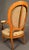 A beautiful antique French Louis XVI style bergère chair dating to circa 1870, featuring an exceptional Aubusson tapestry...
