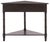 Gomez 1 Drawer 1 Shelf Corner Table in Dark Chocolate For Sale - Image 10 of 10