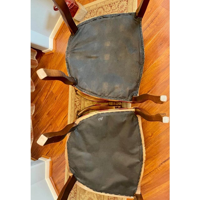 Mid-20th Century French Louis XV Style Fauteuil Armchairs - A Pair For Sale - Image 11 of 12