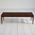 Italian walnut bench from the 1950s, produced by Fratelli Reguitti and designed by Gio Ponti, with slatted seat. Bench...