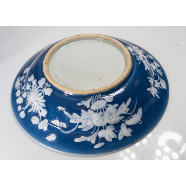 Early 20th Century Chinese Blue and White Pate-Sur-Pate Jardiniere Planter For Sale - Image 14 of 15