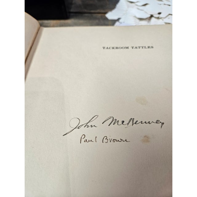 White 1930's Tack Room Tattles Book by McKenney, John For Sale - Image 8 of 9