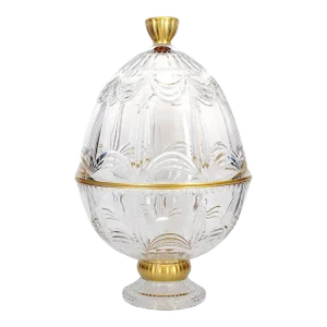 Mid-20th Century French Cut Crystal / Gilt Cold Liquor Cave