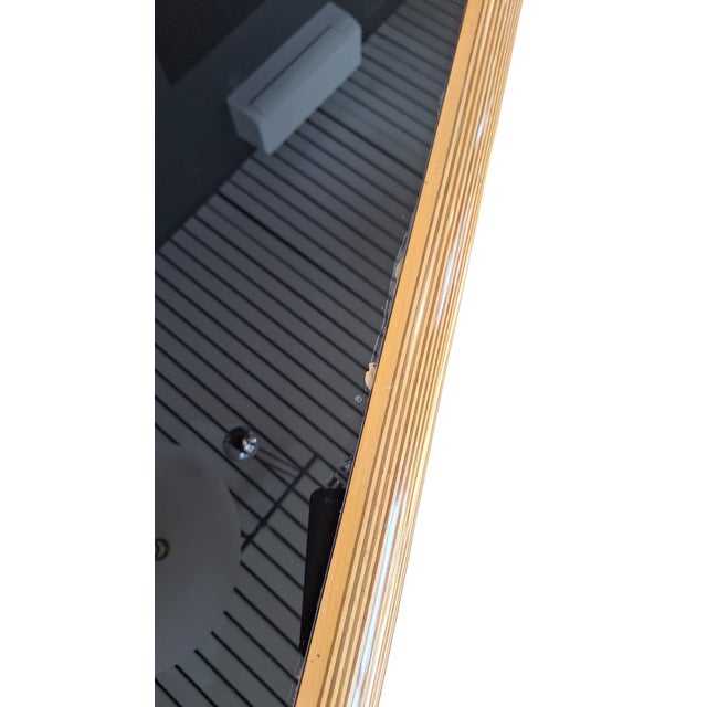 Glass Dining Table in Glass and Black Lacquered Wood and Maple attributed to Pierre Cardin for Roche Bobois, 1970s For Sale - Image 7 of 9