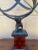 Black Vintage English Country Iron Armillary Sundial Held by Atlas For Sale - Image 8 of 12