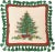 Traditional Classic Christmas Needlepoint Pillow with Tassels 16" x 16" For Sale - Image 3 of 3