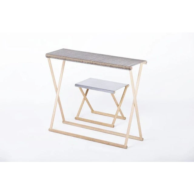 Copper Trestle Collection Tables by Mingardo, Set of 3 For Sale - Image 8 of 9