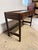 Vintage Chinioiserie Style Glass Rattan Top 2 Tier Console Table Desk For Sale - Image 4 of 14