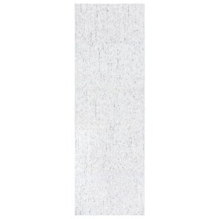 Contemporary Alpine Handmade in Natural Lambswool Runner by Doris Leslie Blau For Sale