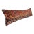 Antique Multi Color Tones Persian Lumbar Rug Pillow Cover -15'' X 47'' For Sale