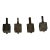 Antique Lead Dreidels Excavated From Uman, Ukraine - Late 19th/Early 20th Century Jewish Hanukkah Artifacts For Sale