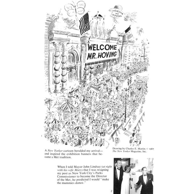 White "Making the Mummies Dance: Inside the Metropolitan Museum of Art" 1993 Hoving, Thomas For Sale - Image 8 of 12