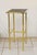 Art Nouveau Brass Table Art Nouveau brass side table/plant stand, circa 1910. Rectangular table. Oak veneered tabletop,...