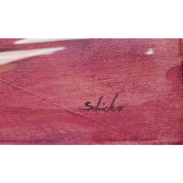 Abstract Art in Gold Frame For Sale - Image 11 of 12