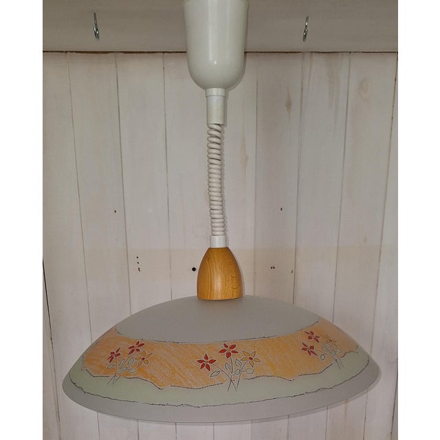 Infinitely height-adjustable up to approx. 100 cm Up to 250V (Europe/UK Standard).The wiring of this item may be original...