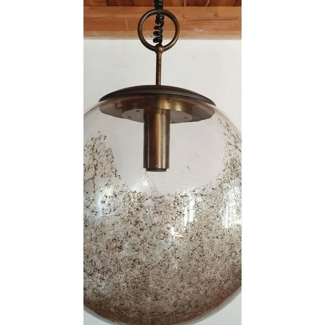 Murano Glass Mid-Century Chandelier by Mazzega 1960s For Sale - Image 9 of 12