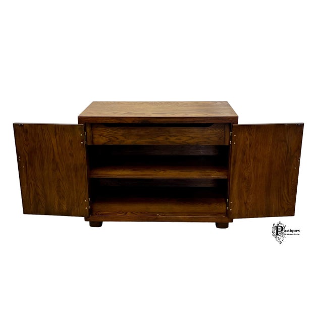 Vintage Henredon Artefacts Collection Chinoiserie Style Solid Oak Storage Chairish