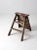 Shabby Chic Vintage Rustic Wooden Step Ladder For Sale - Image 3 of 12