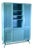 Vintage Ficks Reed Blue Breakfront For Sale