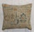 Late 20th Century Neutral Antique Persian Rug Pillow For Sale - Image 5 of 5