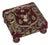 Regal Stag Red Tapestry Footstool For Sale