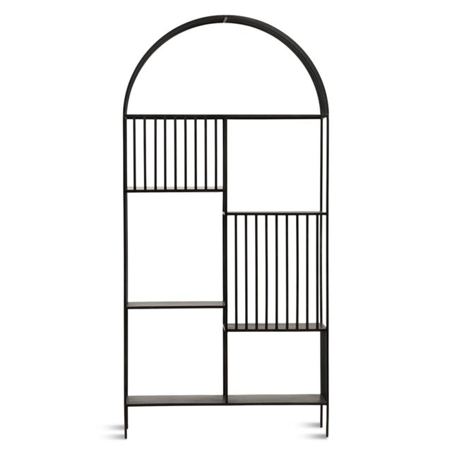2020s Arched Iron Section Shelf For Sale - Image 5 of 5
