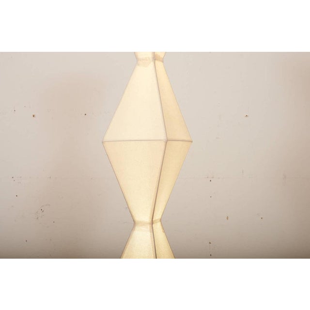 Totem Floor Lamp with Fluorescent Tube, Metal Base, Wire Structure & Rice Paper by Tom Dixon, 1990s For Sale - Image 10 of 15