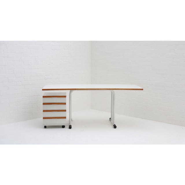 Mid-Century Modern Architect's Desk by Joe Colombo for Bieffeplast, 1970s For Sale - Image 3 of 8