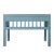 Wood Colony Desk, Pool Blue For Sale - Image 7 of 9