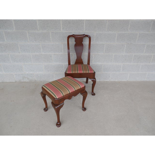 Virginia Craftsmen Reproductions Style Queen Anne Leg Chair