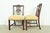 Baker Furniture Style Georgian Carved Mahogany Dining Chairs, Set of Six For Sale In South Bend - Image 6 of 13