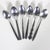 Mid-Century Modern Mid Century Modern Curated Mismatched Set of 6 Demitasse Small Spoons For Sale - Image 3 of 6