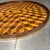 Wood Antique Round Service Tray or Tabletop Geometric Parquetry Wood For Sale - Image 7 of 10