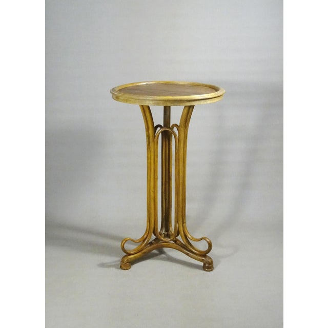 1900 - 1909 Lisetisch Table By Michael Thonet for Gebrüder Thonet, 1900 For Sale - Image 5 of 12