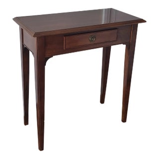 1970s Vintage Small Writing Table With Single Drawer For Sale