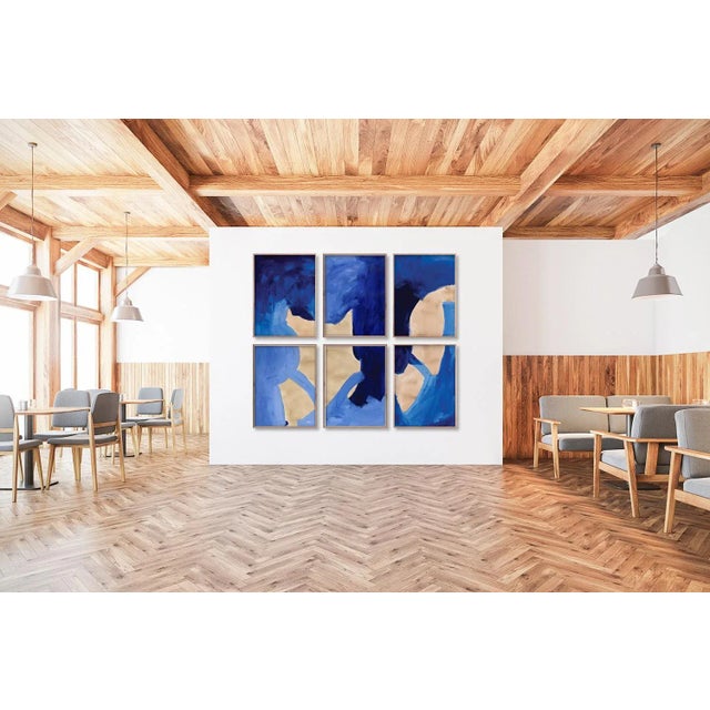 Abstract Mozambique 3 Art Print - Framed For Sale - Image 3 of 3