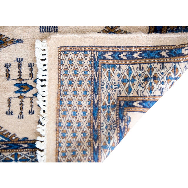 Vintage Pakistani Bokhara Runner For Sale In Chicago - Image 6 of 15