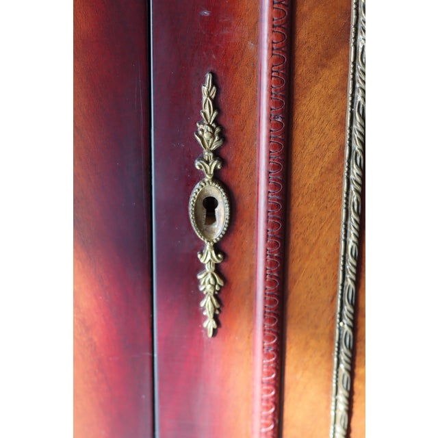 Late 20th Century Late 20th Century Monumental Neoclassical Mahogany & Marble Sideboard / Credenza – 102” For Sale - Image 5 of 12