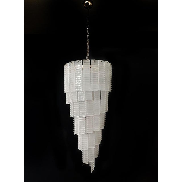 Large Murano Glass Chandeliers, Set of 2 For Sale - Image 4 of 18