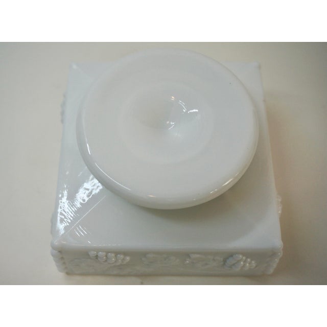 Mid-Century Milk Glass "Harvest Grape" Console Set - 3 Pieces For Sale - Image 11 of 11