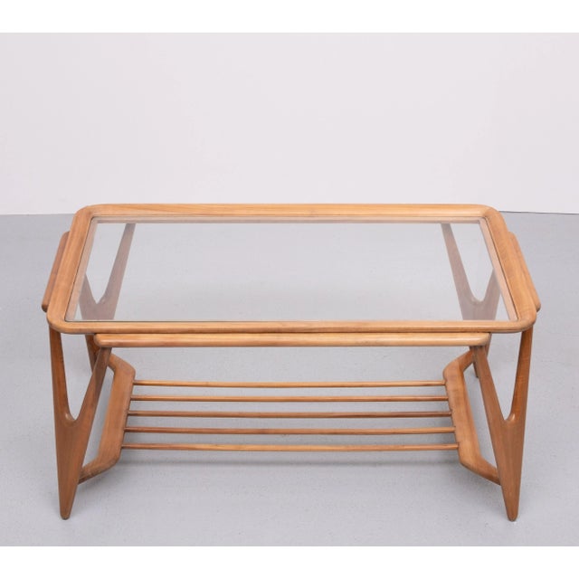 Wood Coffee Table attributed to Cesare Lacca, Italy, 1950s For Sale - Image 7 of 8