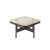 Alwa Square Two Big Side Table with Transparent Top and Black Base by Sebastian Herkner for Pulpo For Sale - Image 6 of 6