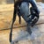 Brutalist hand forged bison sculpture. Kinetic sculpted from forged steel. Beautiful gun blue black heat patina. the...