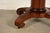 R. J. Horner Style Monumental Antique American Empire Mahogany Split Pedestal Extension Dining Table With Eight Leaves, Newly Refinished For Sale - Image 13 of 14