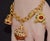 Gold Vintage Portuguese Italian Solid 19.2k & 18k Gold Etruscan Revival Multigem Fob Charm Bracelet For Sale - Image 8 of 15